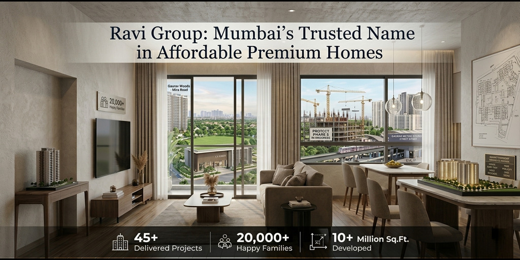 Ravi Group Mumbai's Trusted Name in Affordable Premium Homes .