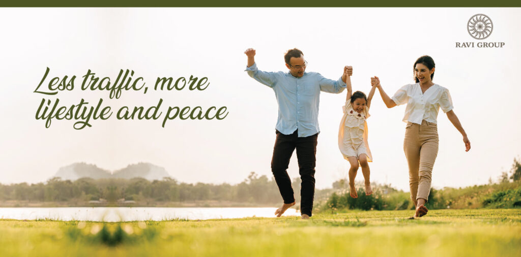 Less traffic, more lifestyle and peace