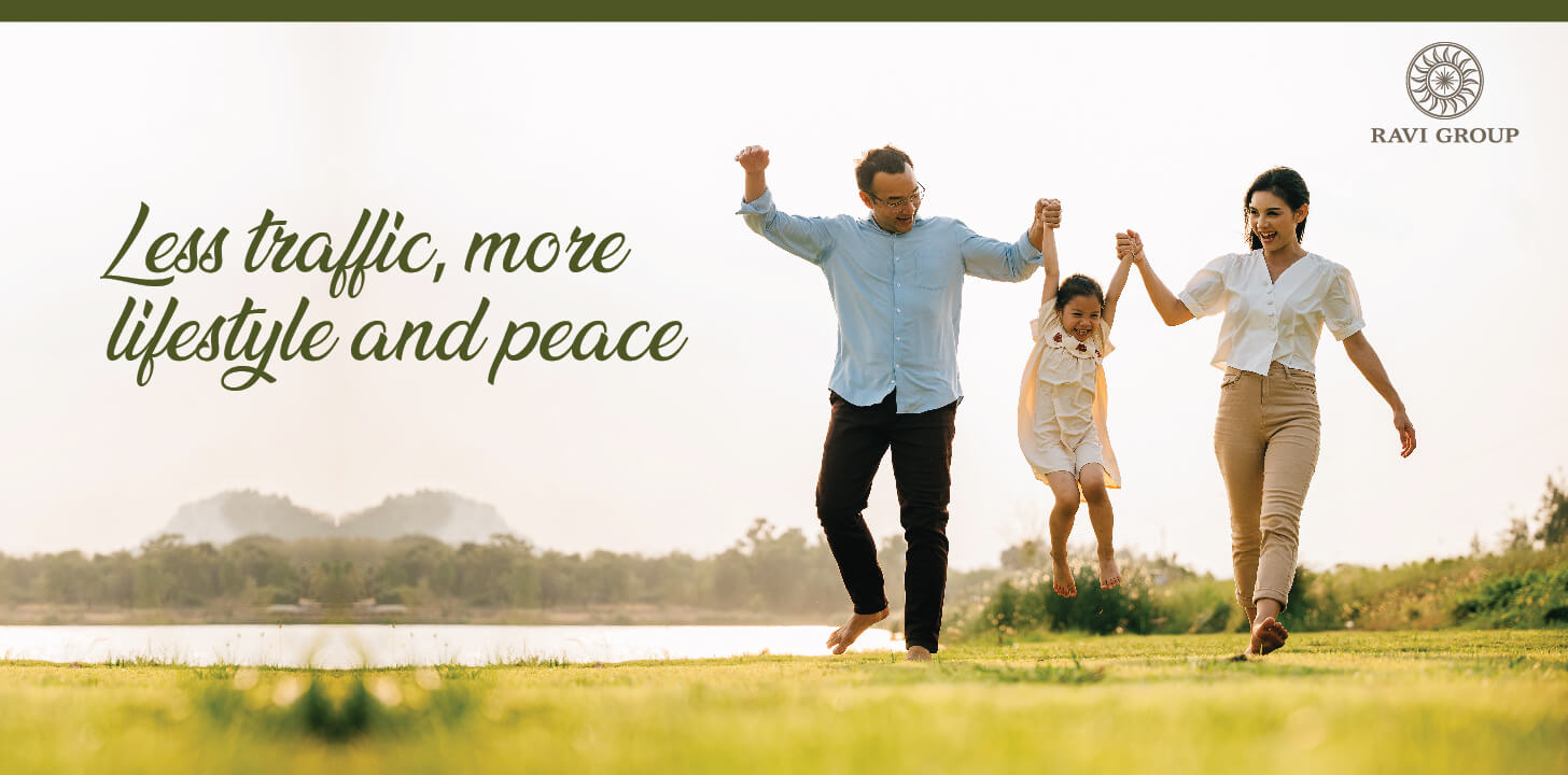 Less traffic, more lifestyle and peace